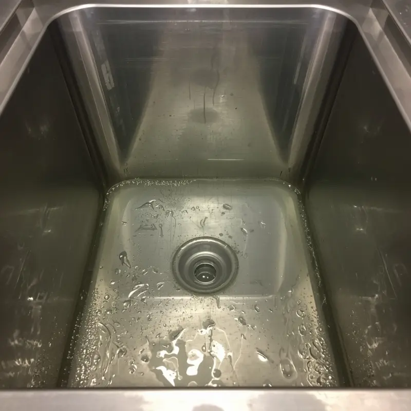 Hasil kuras limbah grease trap restoran Margonda kembali bersih kinclong dan tidak berbau