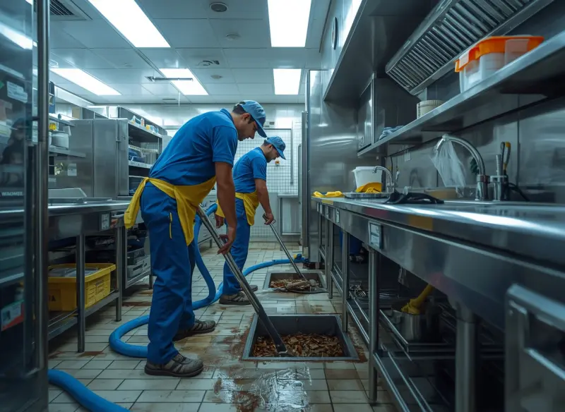 Jasa spesialis sedot wc komersial dan tukang kuras limbah grease trap restoran di jalan Margonda